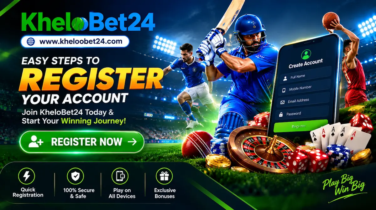 Register Khelobet24 Id - Khelobet 24 Signup